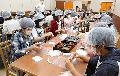 明太子道場実習風景