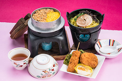 ラーメン鶏ソボロ飯膳（Ｂ）